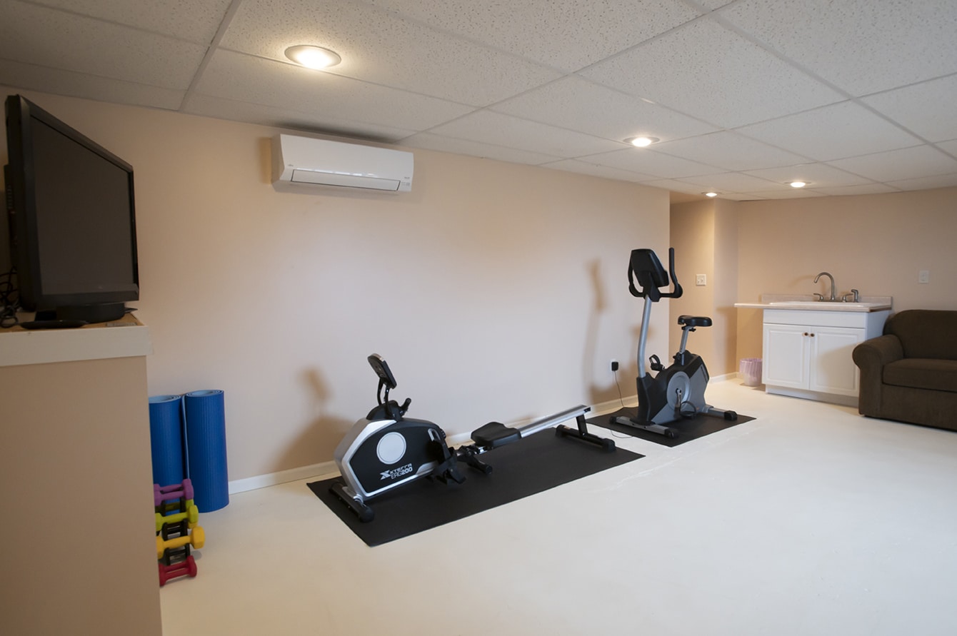 The Hideout Attached Fitness Room
